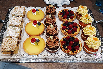 verschiedene Dessert Teilchen